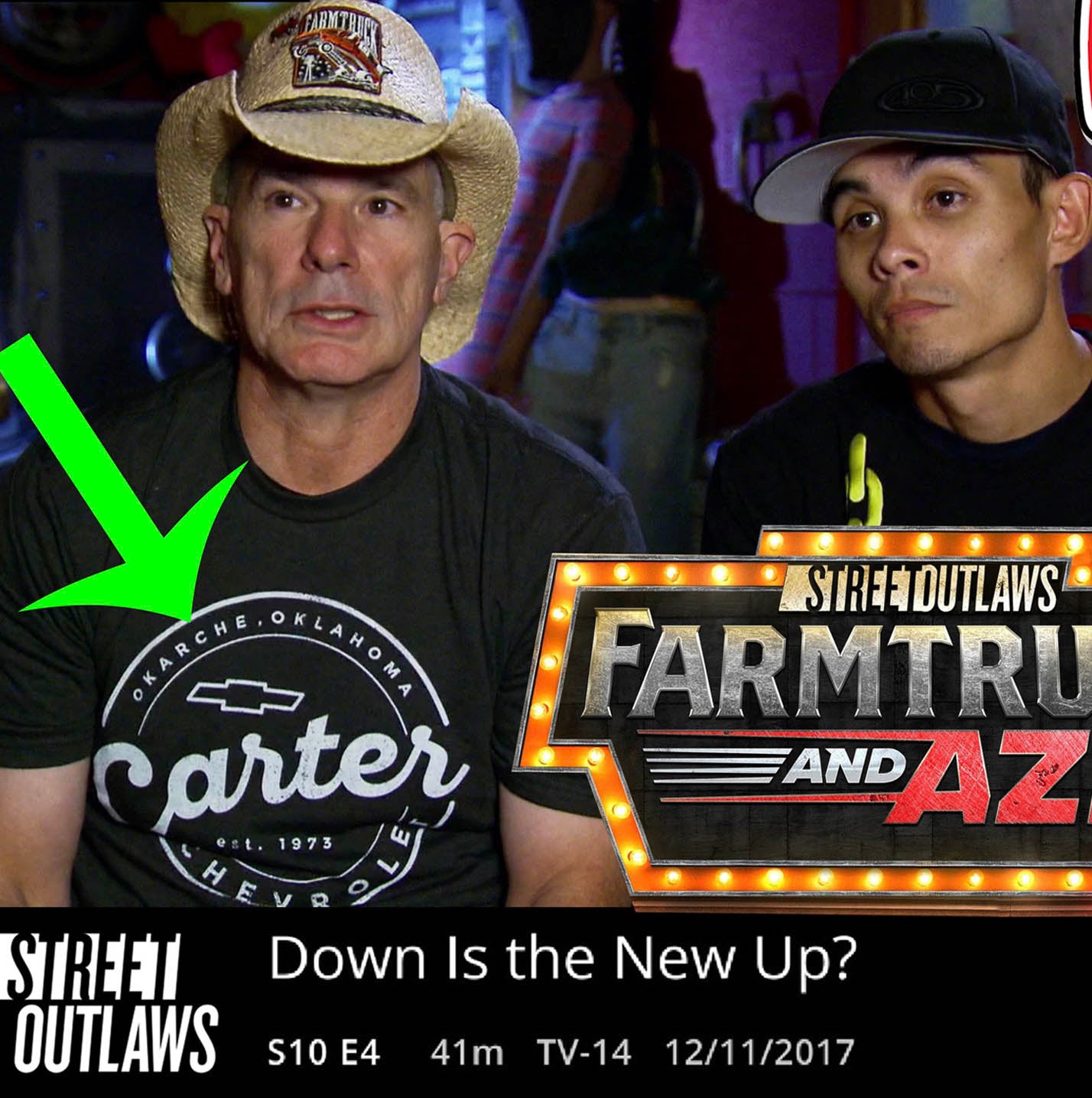 White Round Carter Logo (As Seen on Street Outlaws!)