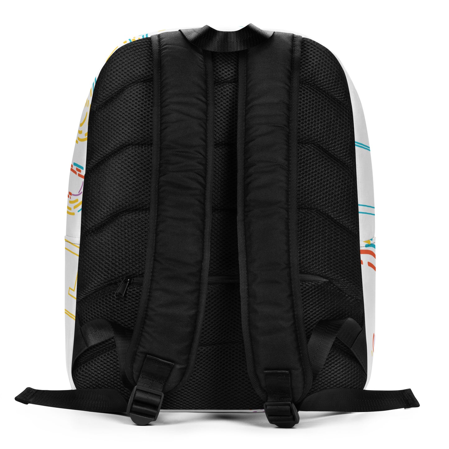 Minimalist Backpack - Colorful Round Carter Logo