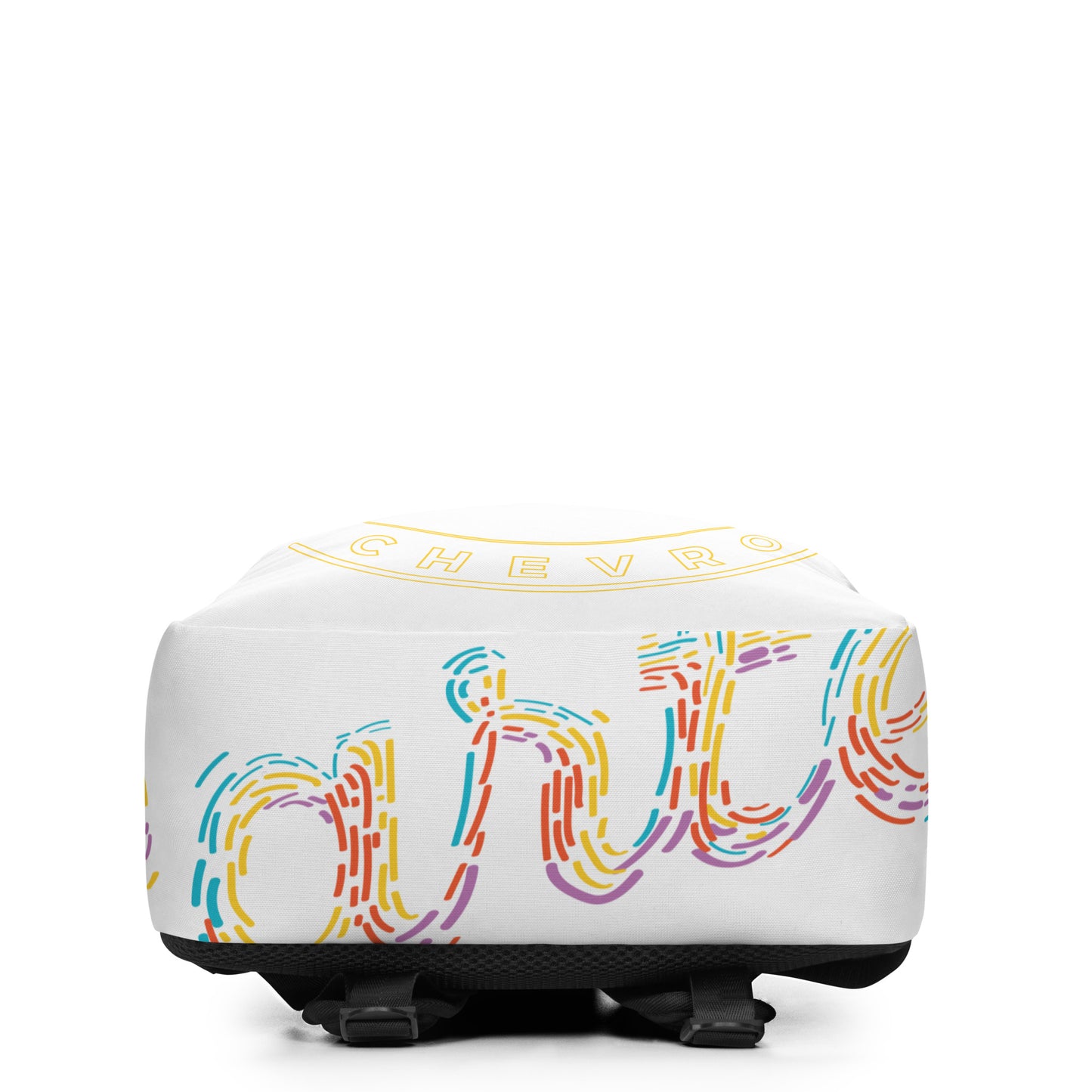 Minimalist Backpack - Colorful Round Carter Logo