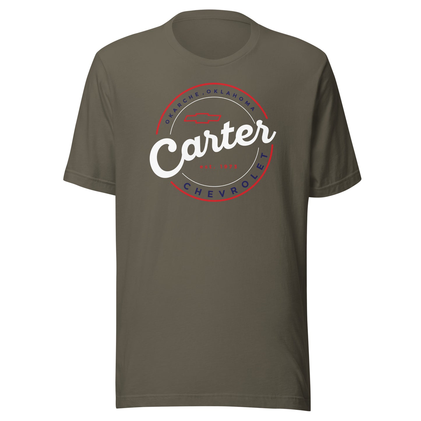 Red, White & Blue Round Carter Logo