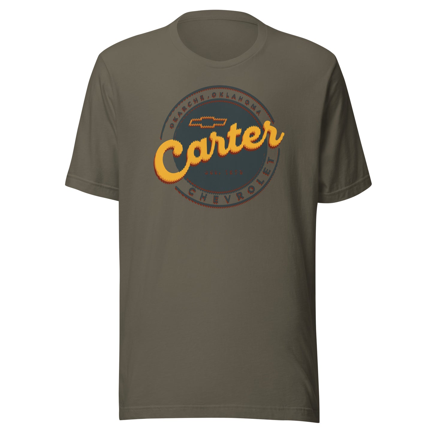 Grunge Double Vision Round Carter Logo
