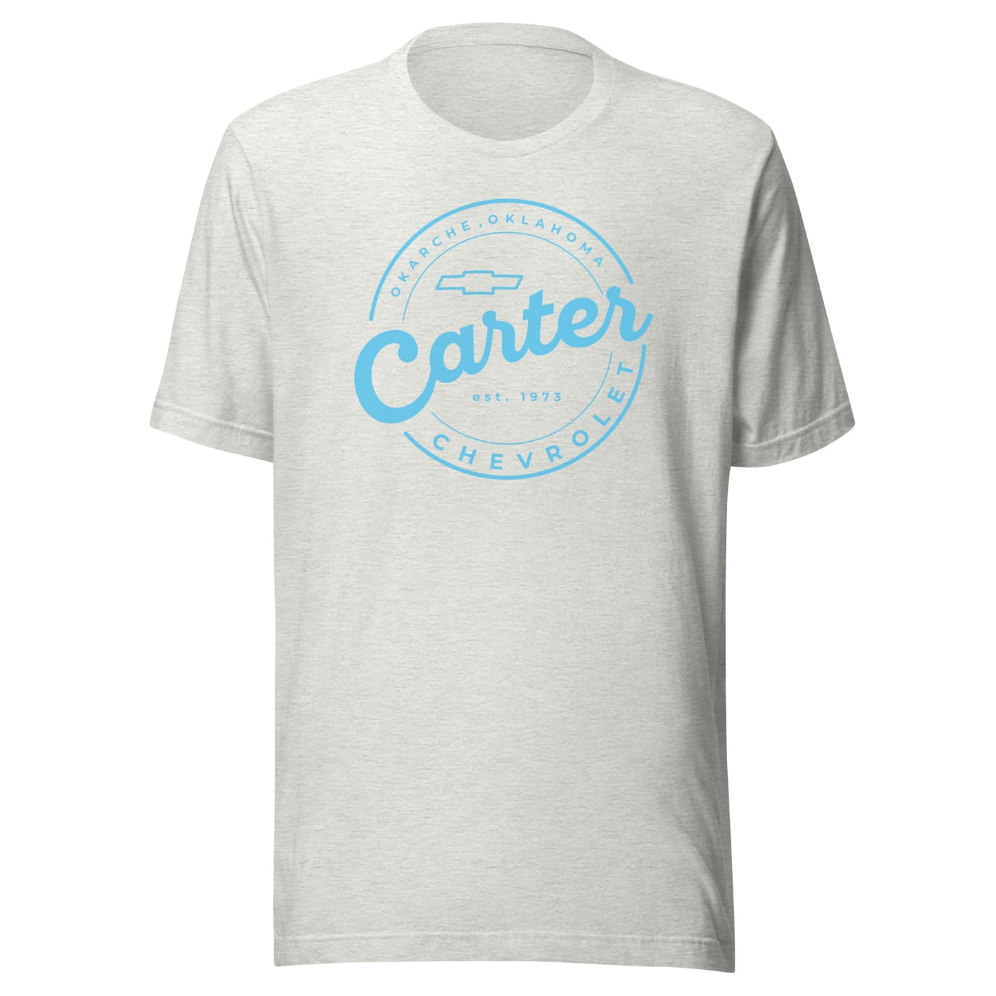 Baby Blue Round Carter Logo
