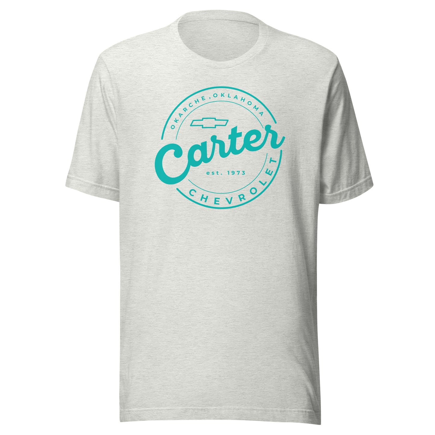 Teal Blue Round Carter Logo