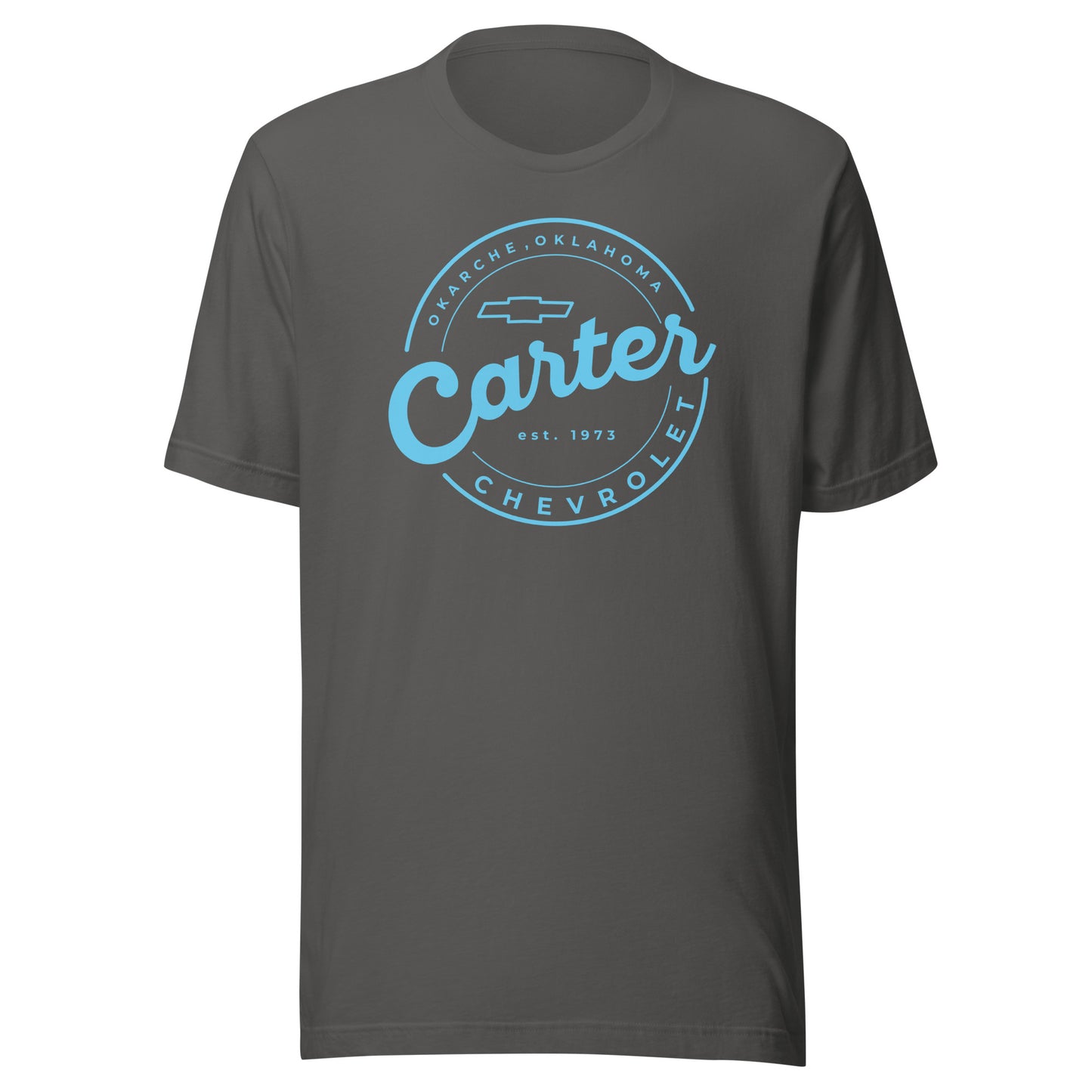 Baby Blue Round Carter Logo
