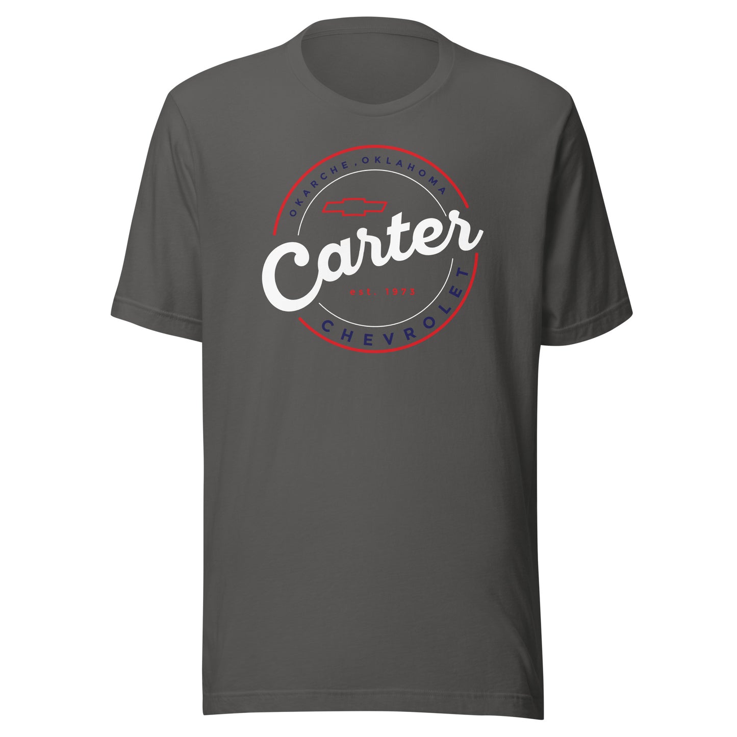 Red, White & Blue Round Carter Logo