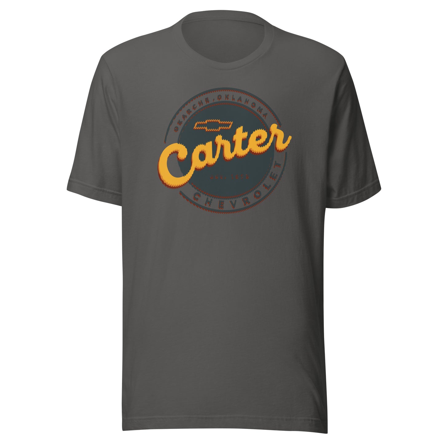 Grunge Double Vision Round Carter Logo