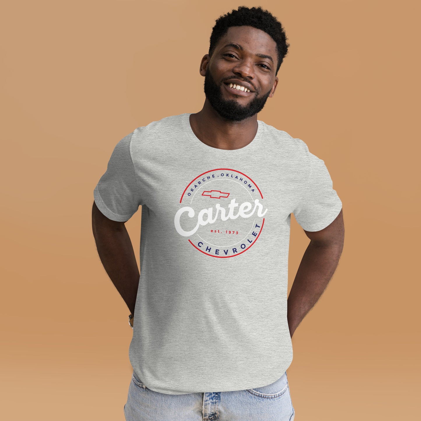 Red, White & Blue Round Carter Logo