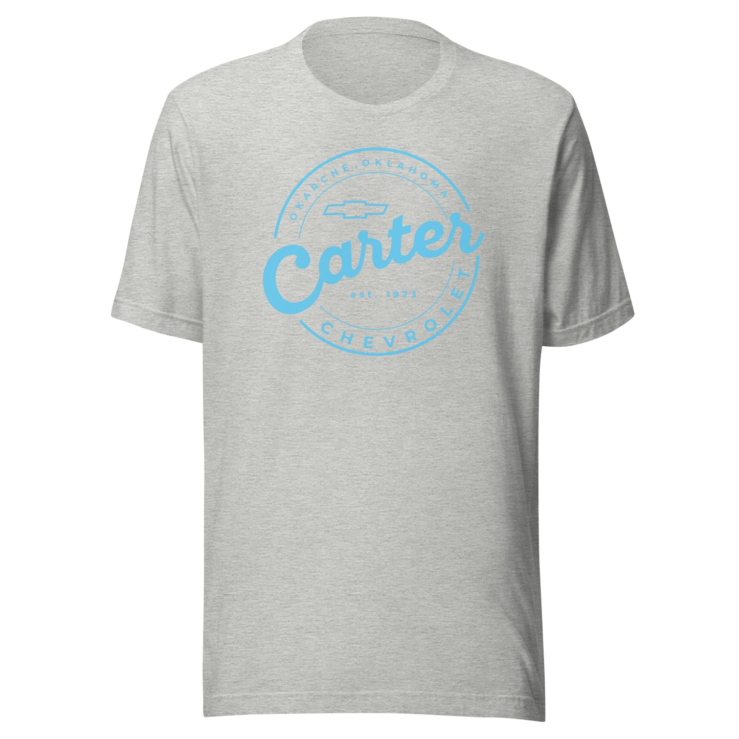Baby Blue Round Carter Logo