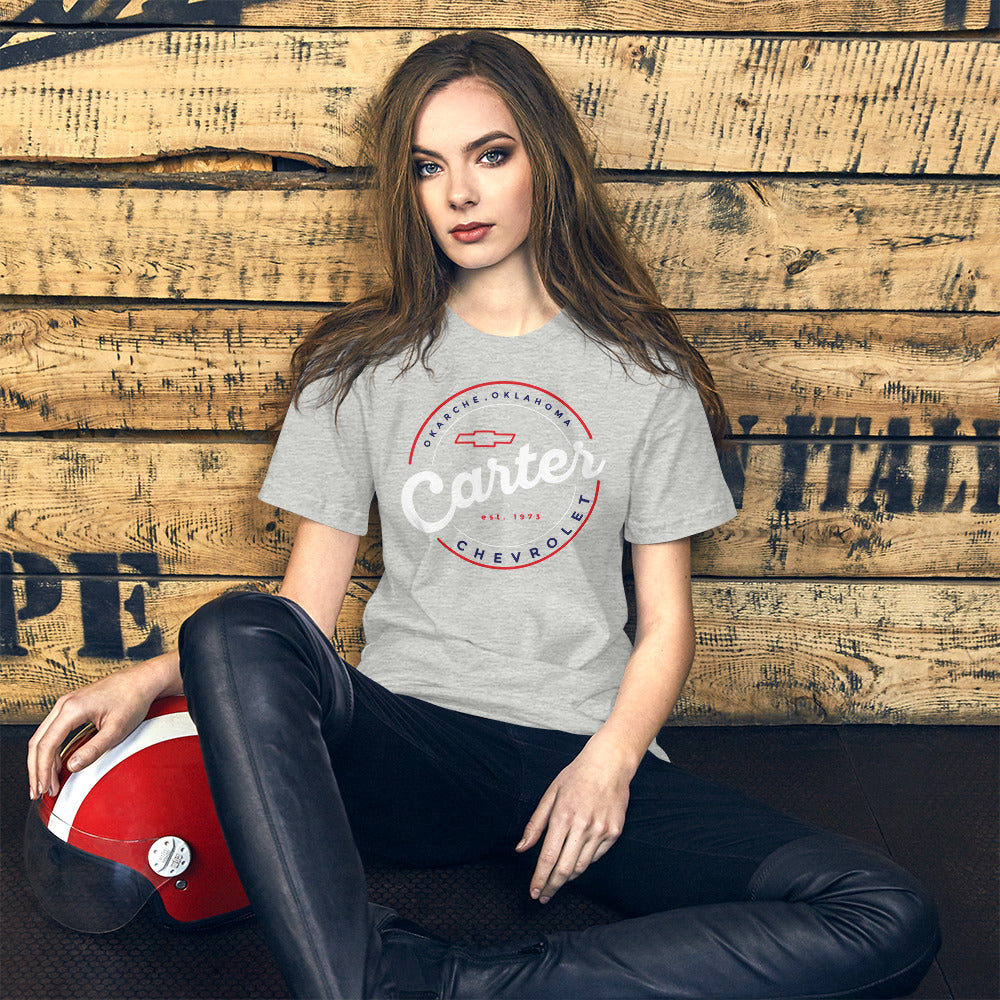 Red, White & Blue Round Carter Logo