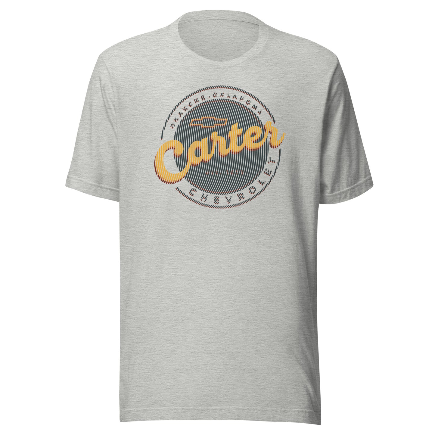 Grunge Lines Round Carter Logo