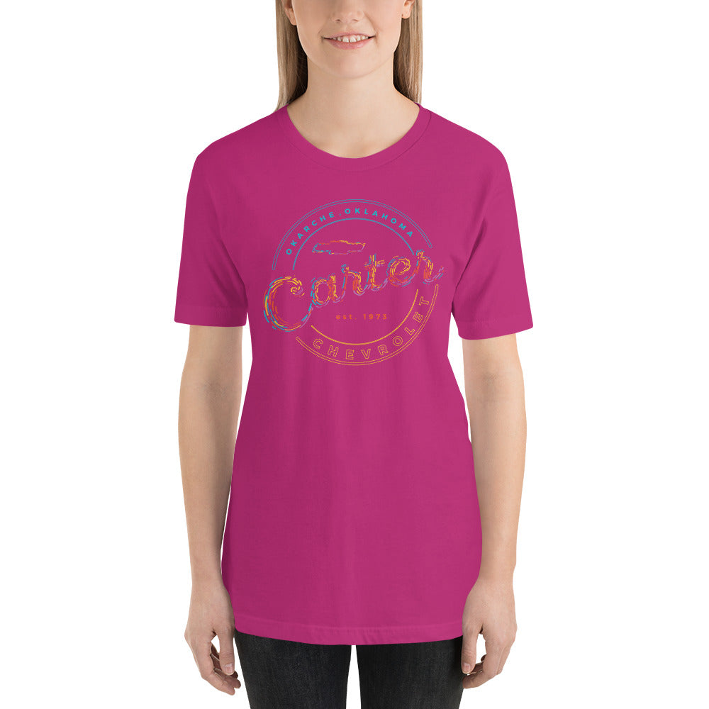 Colorful Strands Round Carter Logo