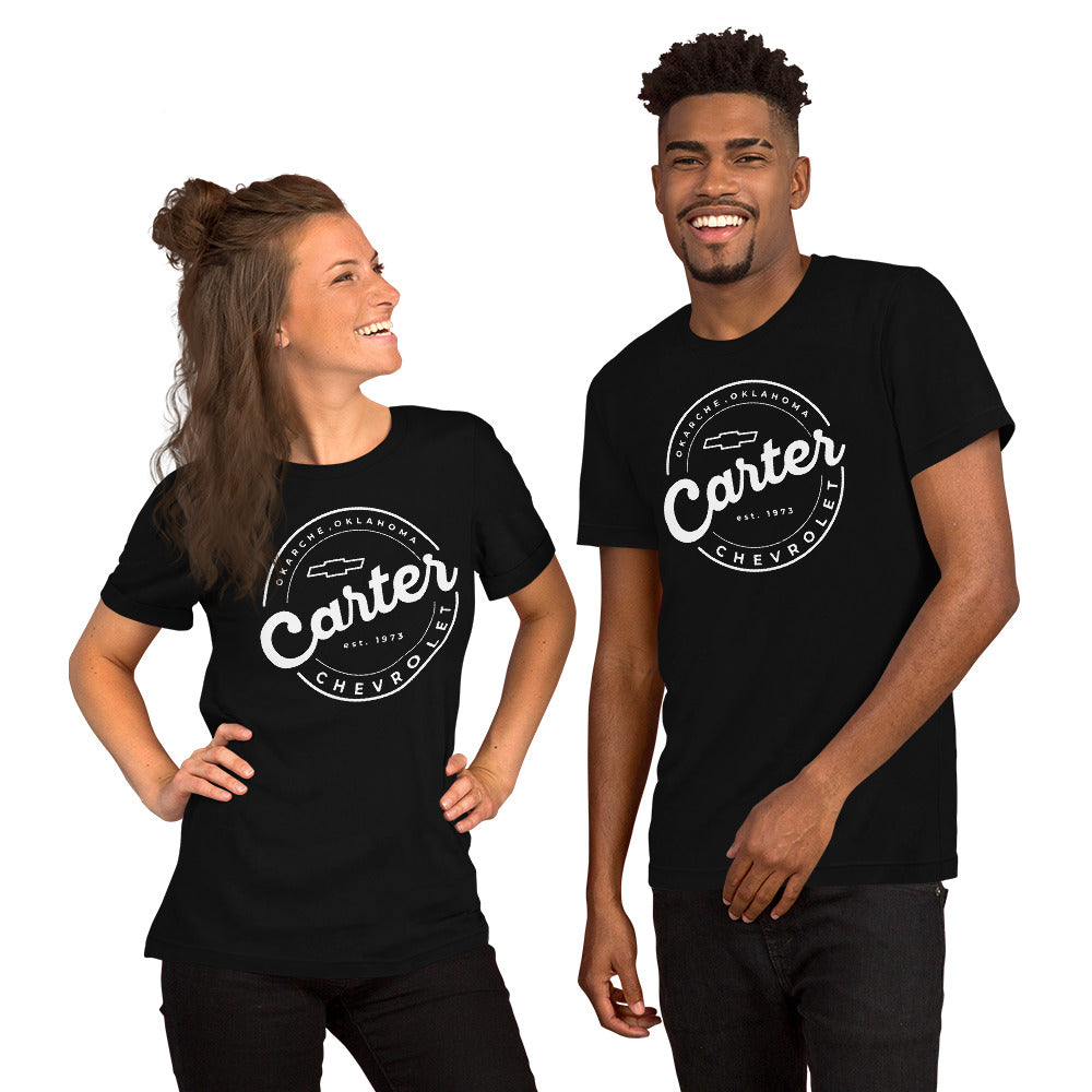 White Round Carter Logo (As Seen on Street Outlaws!)