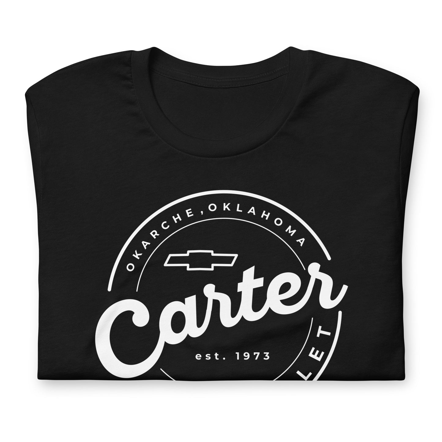 White Round Carter Logo (As Seen on Street Outlaws!)