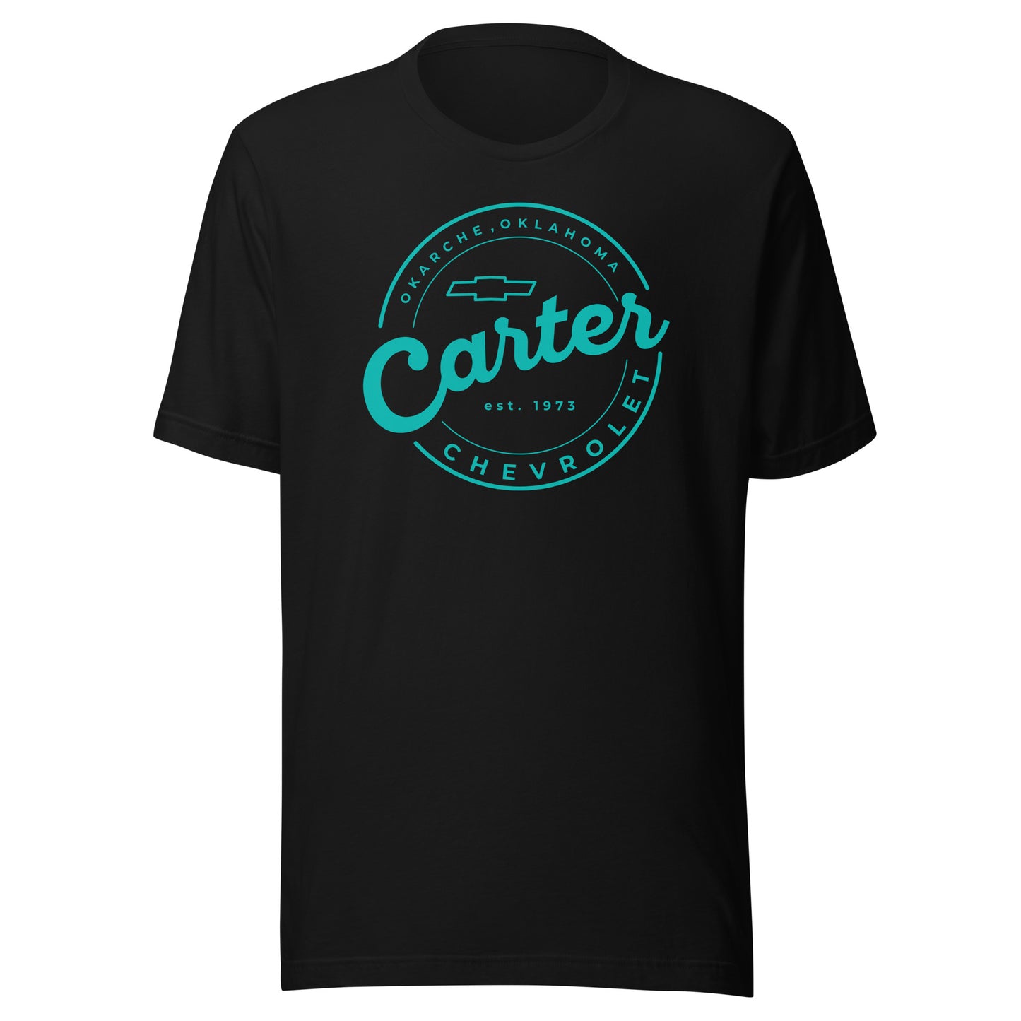Teal Blue Round Carter Logo