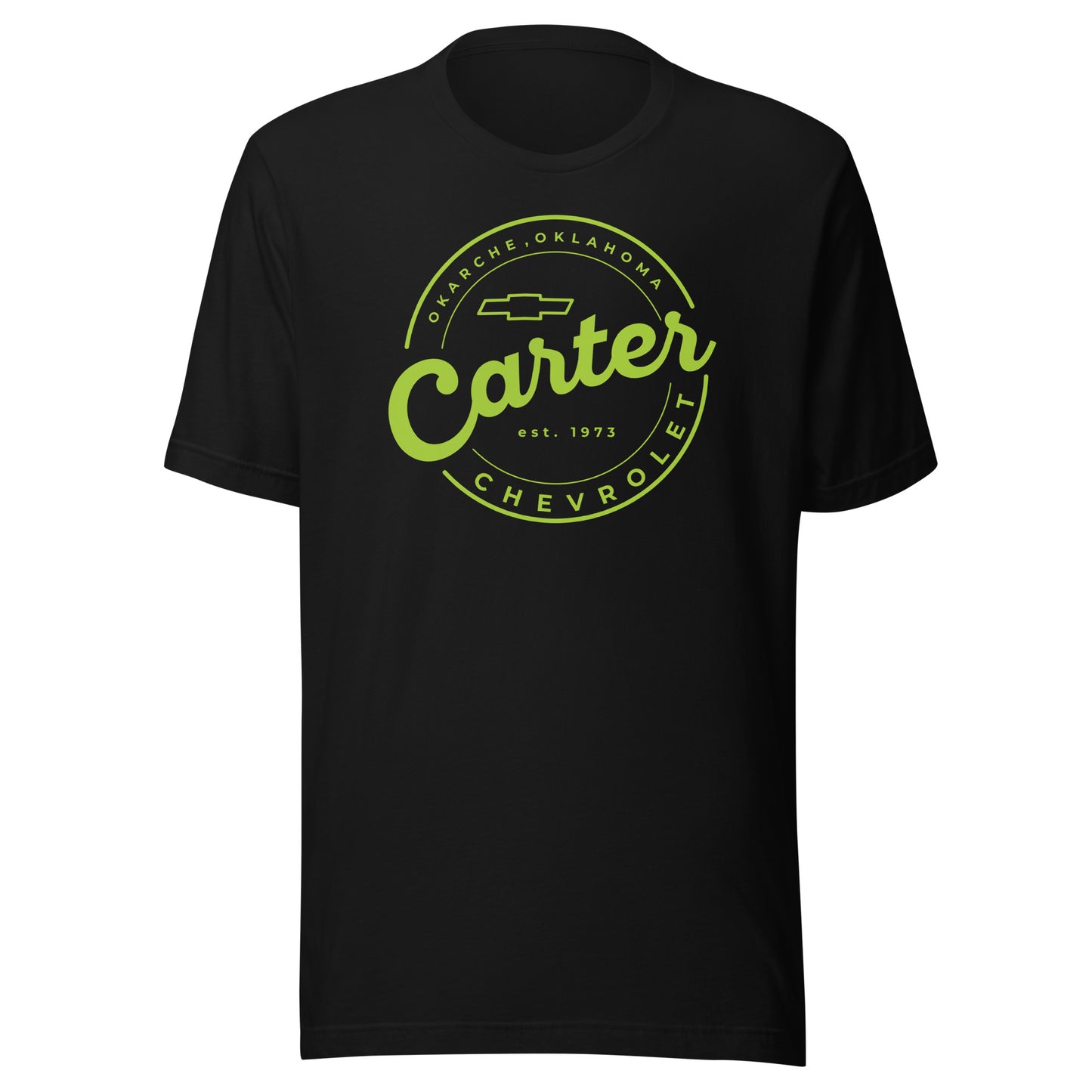 Yellow/Green Round Carter Logo