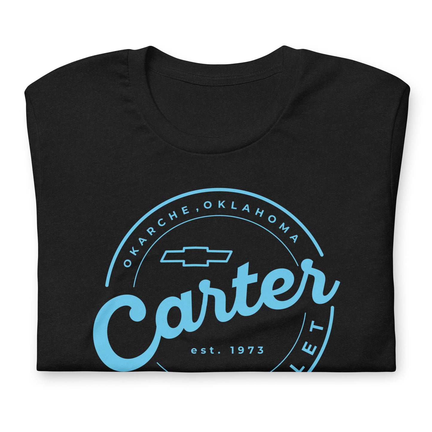 Baby Blue Round Carter Logo
