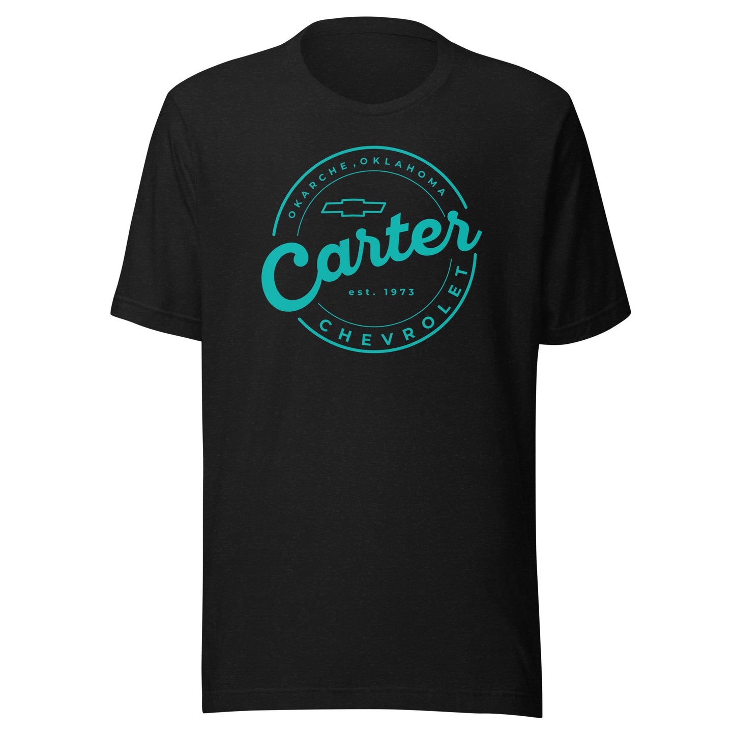 Teal Blue Round Carter Logo