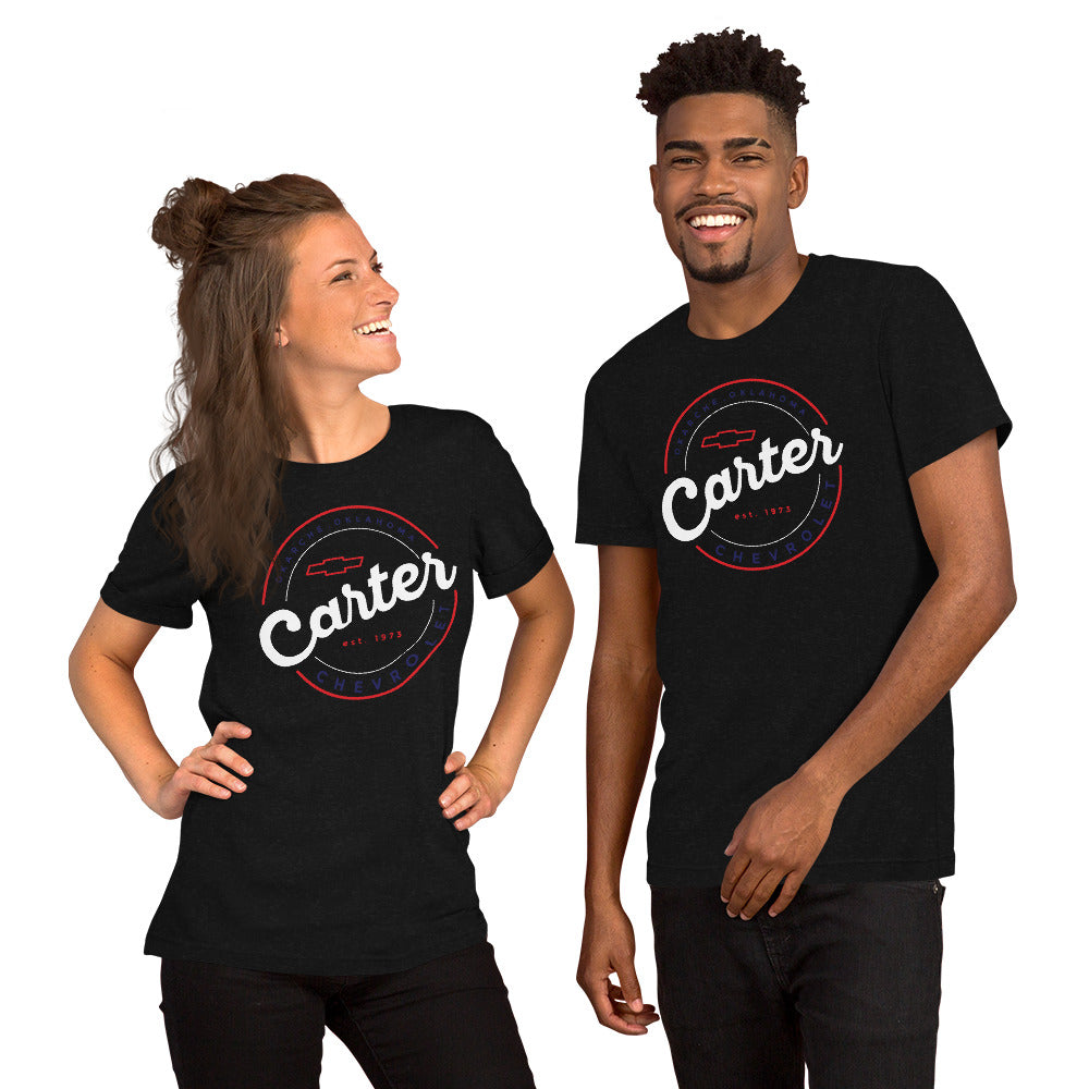 Red, White & Blue Round Carter Logo