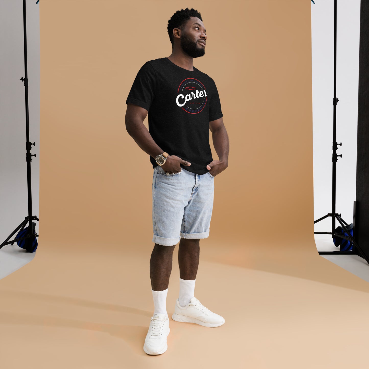 Red, White & Blue Round Carter Logo