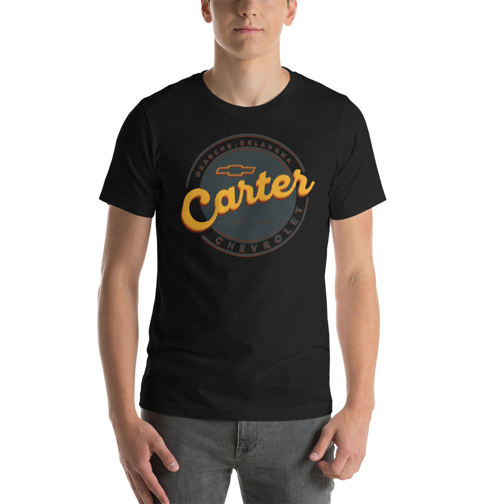 Grunge Double Vision Round Carter Logo