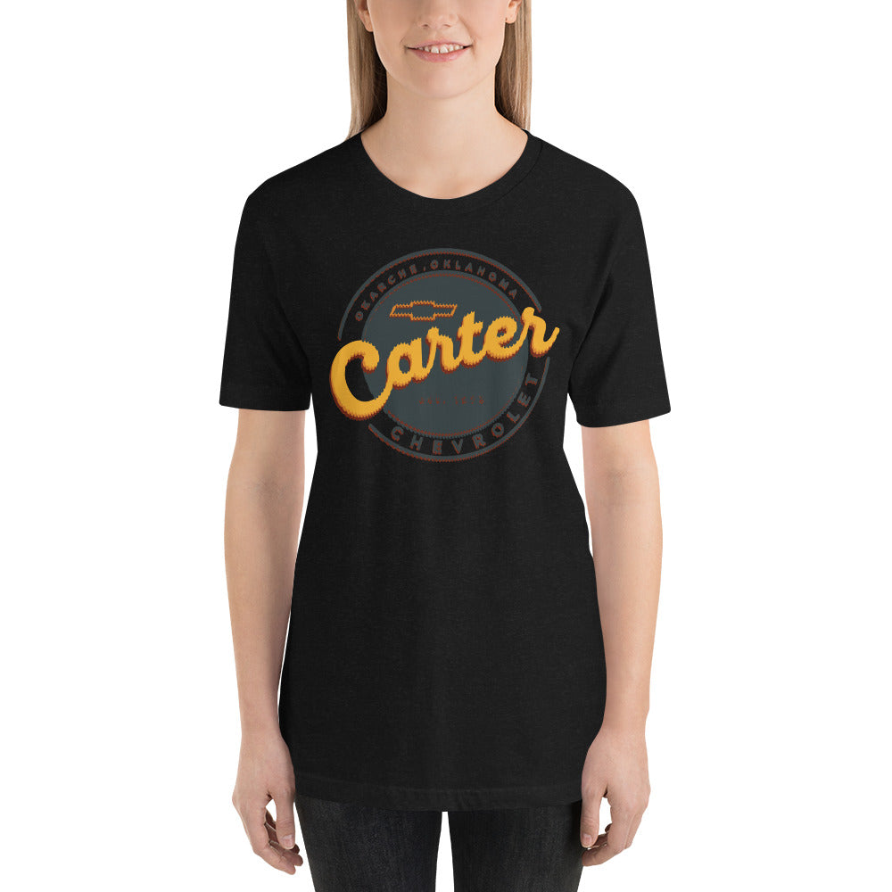 Grunge Double Vision Round Carter Logo