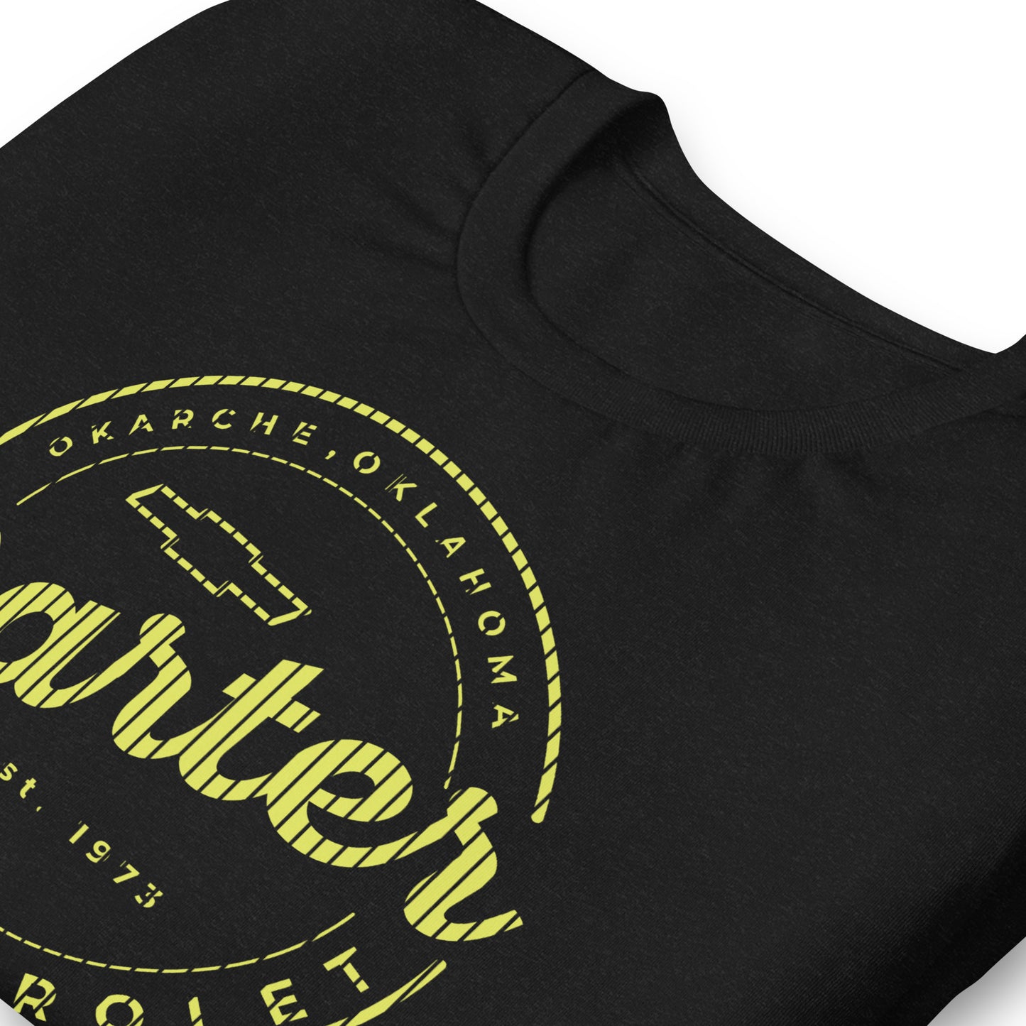 Yellow Stripes Round Carter Logo