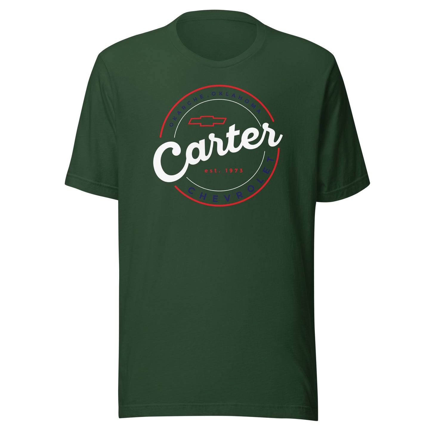 Red, White & Blue Round Carter Logo