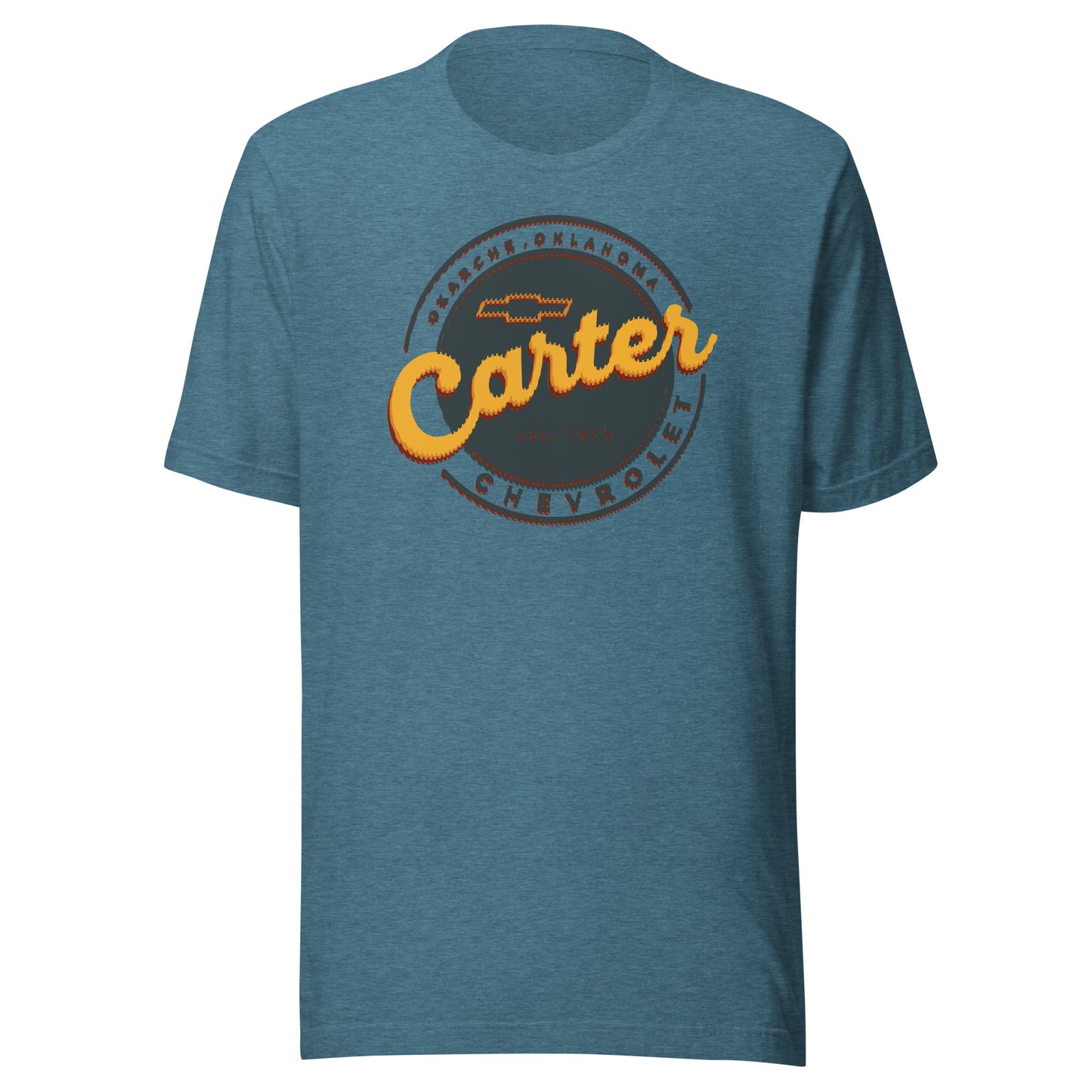 Grunge Double Vision Round Carter Logo