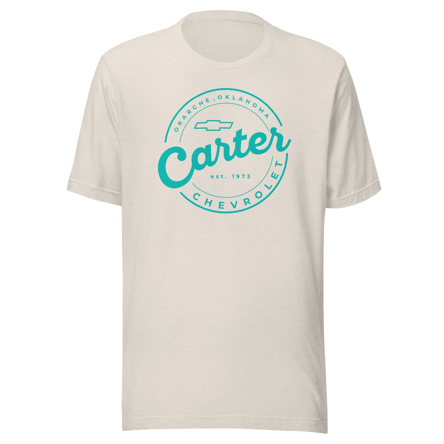 Teal Blue Round Carter Logo