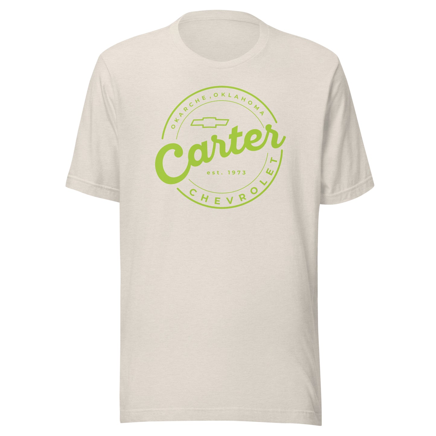 Yellow/Green Round Carter Logo