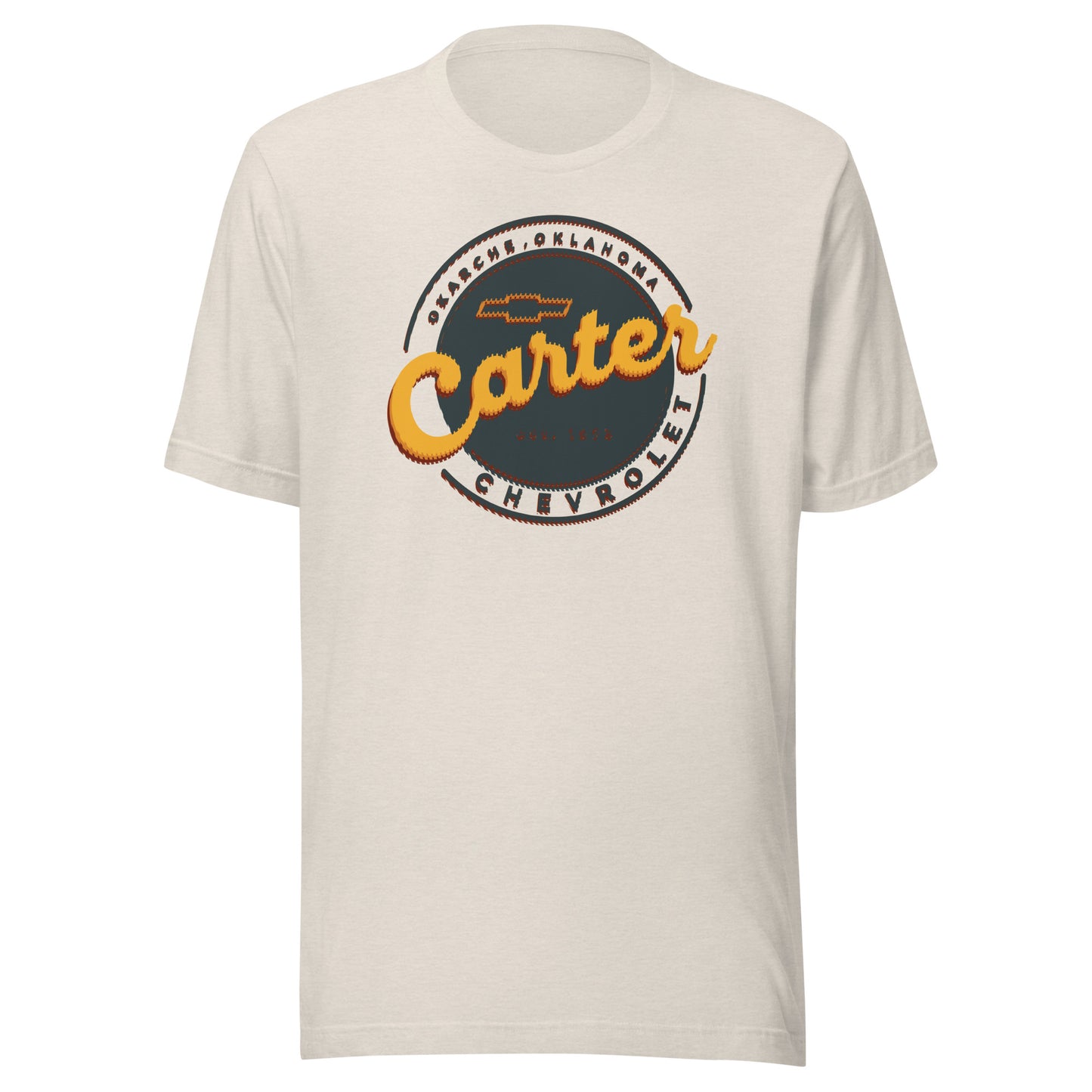 Grunge Double Vision Round Carter Logo