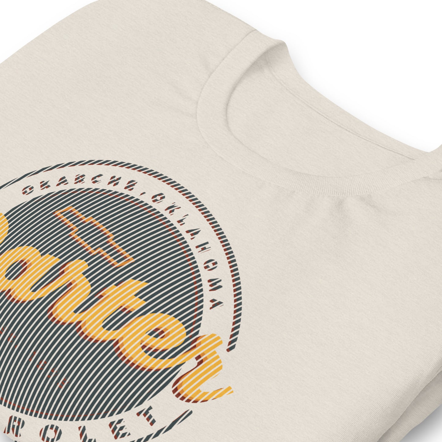 Grunge Lines Round Carter Logo