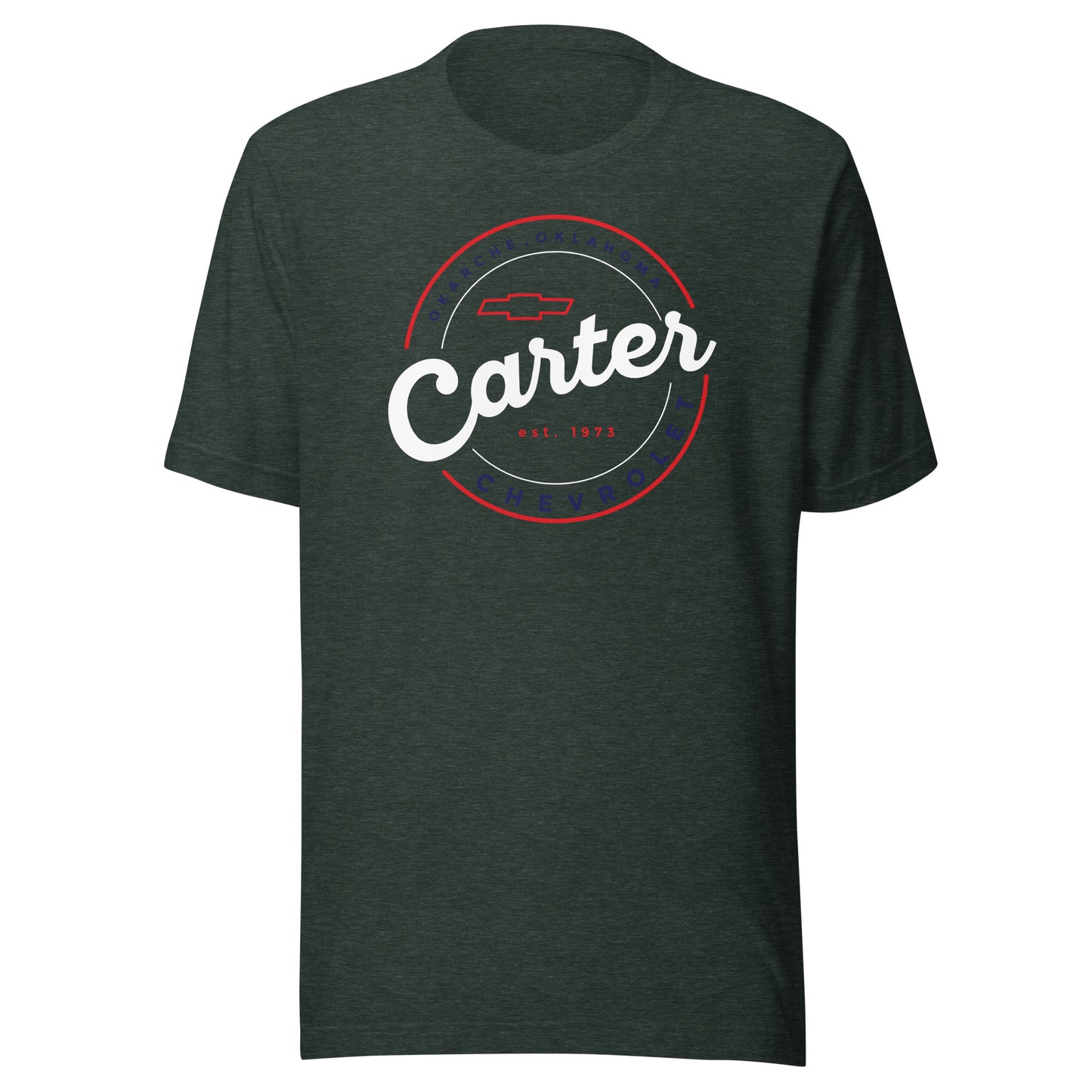 Red, White & Blue Round Carter Logo