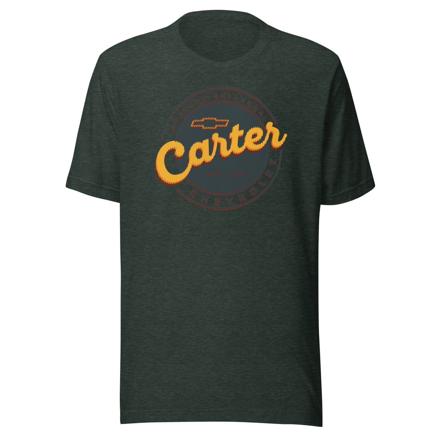 Grunge Double Vision Round Carter Logo