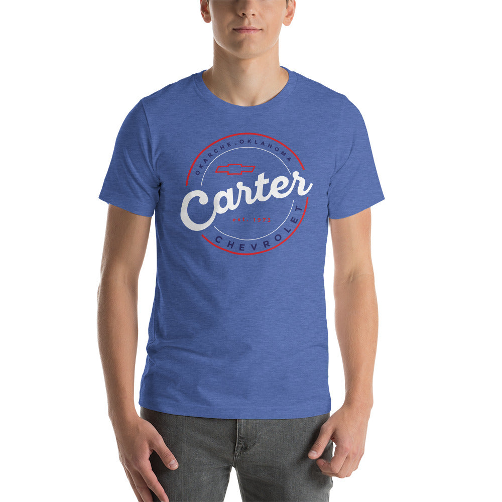 Red, White & Blue Round Carter Logo