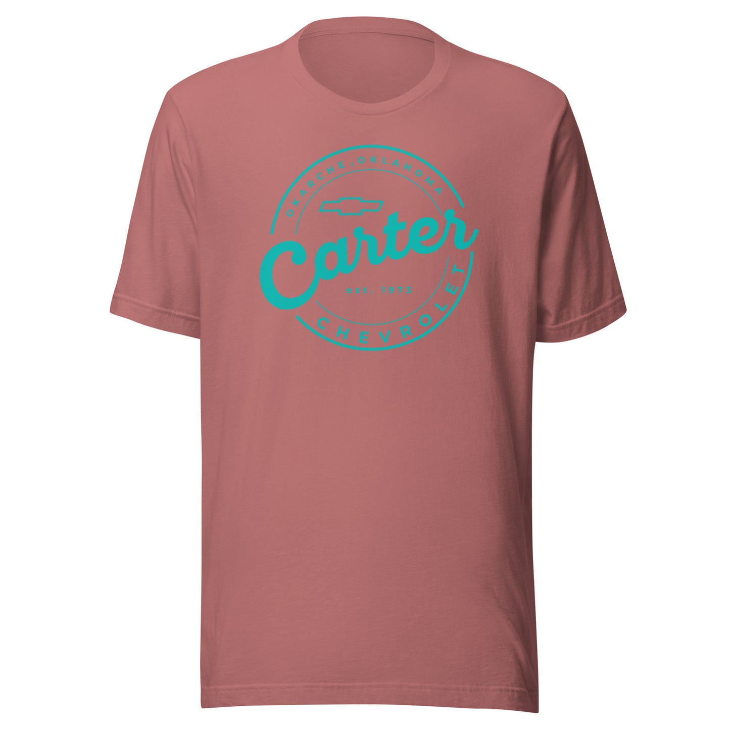 Teal Blue Round Carter Logo