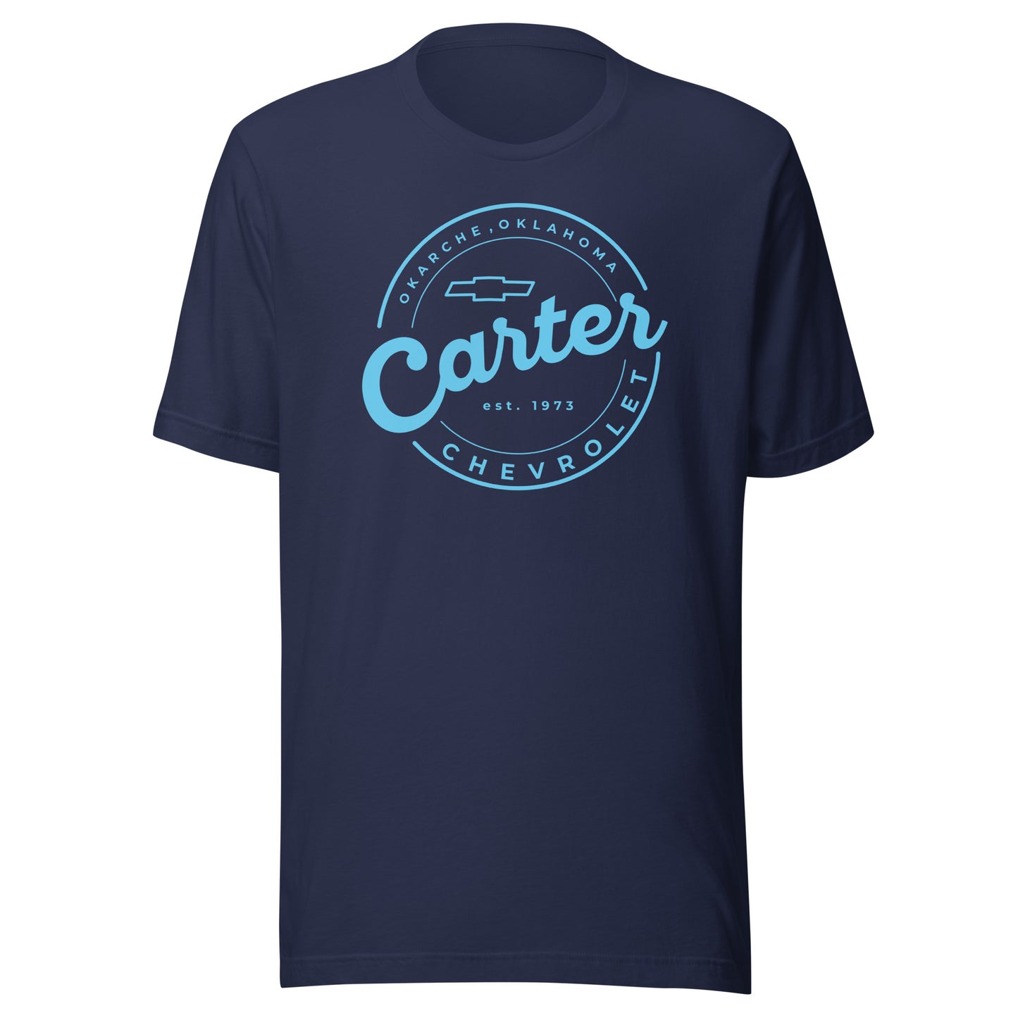 Baby Blue Round Carter Logo