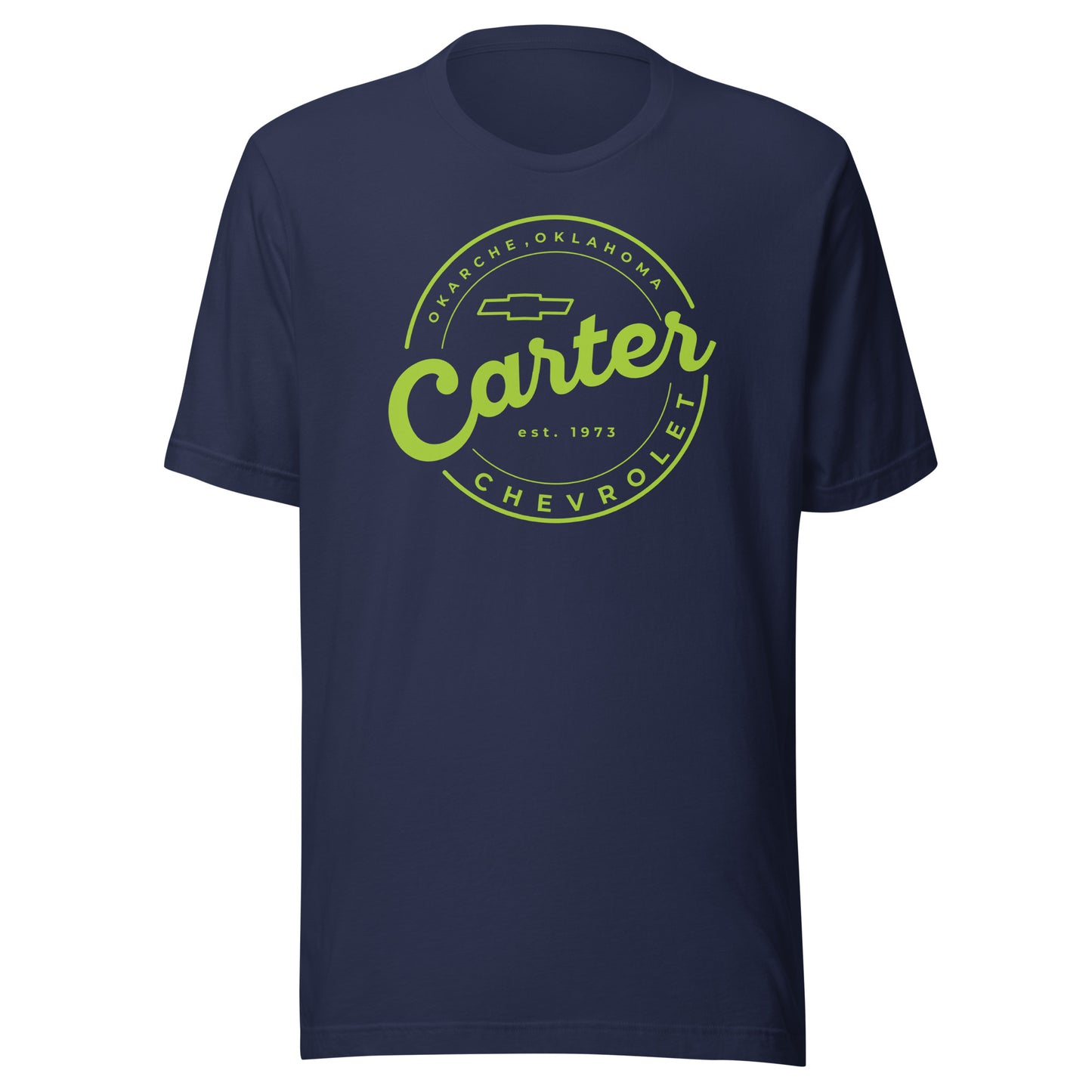 Yellow/Green Round Carter Logo