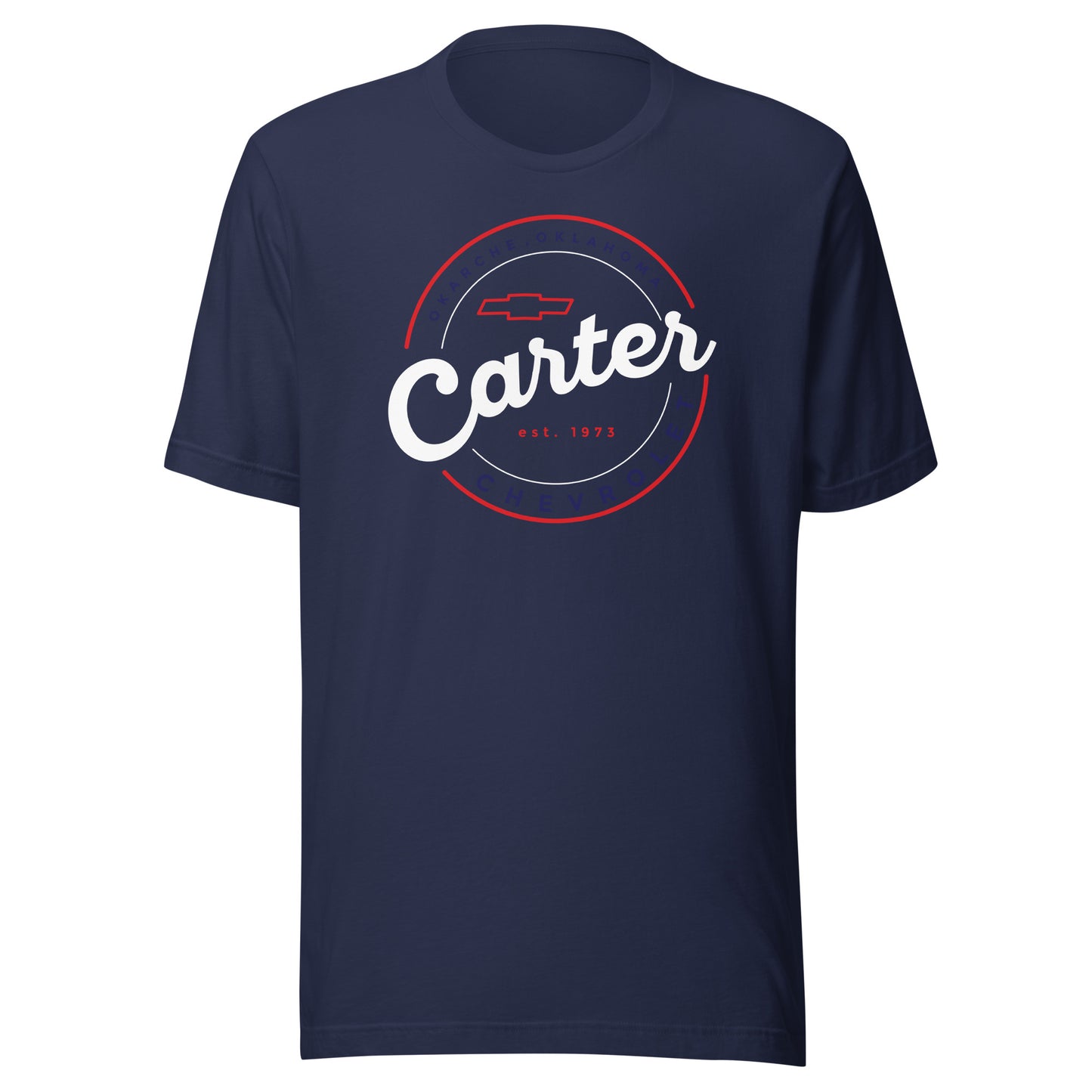 Red, White & Blue Round Carter Logo