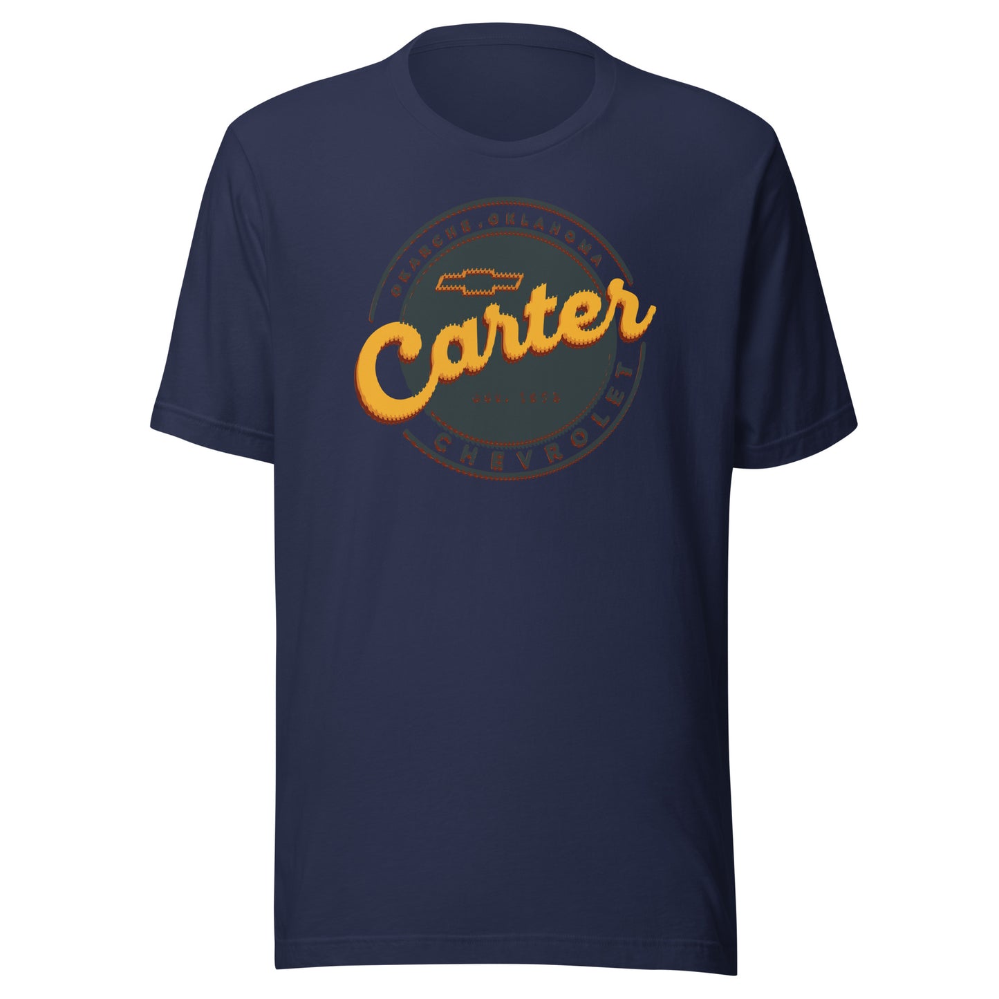 Grunge Double Vision Round Carter Logo