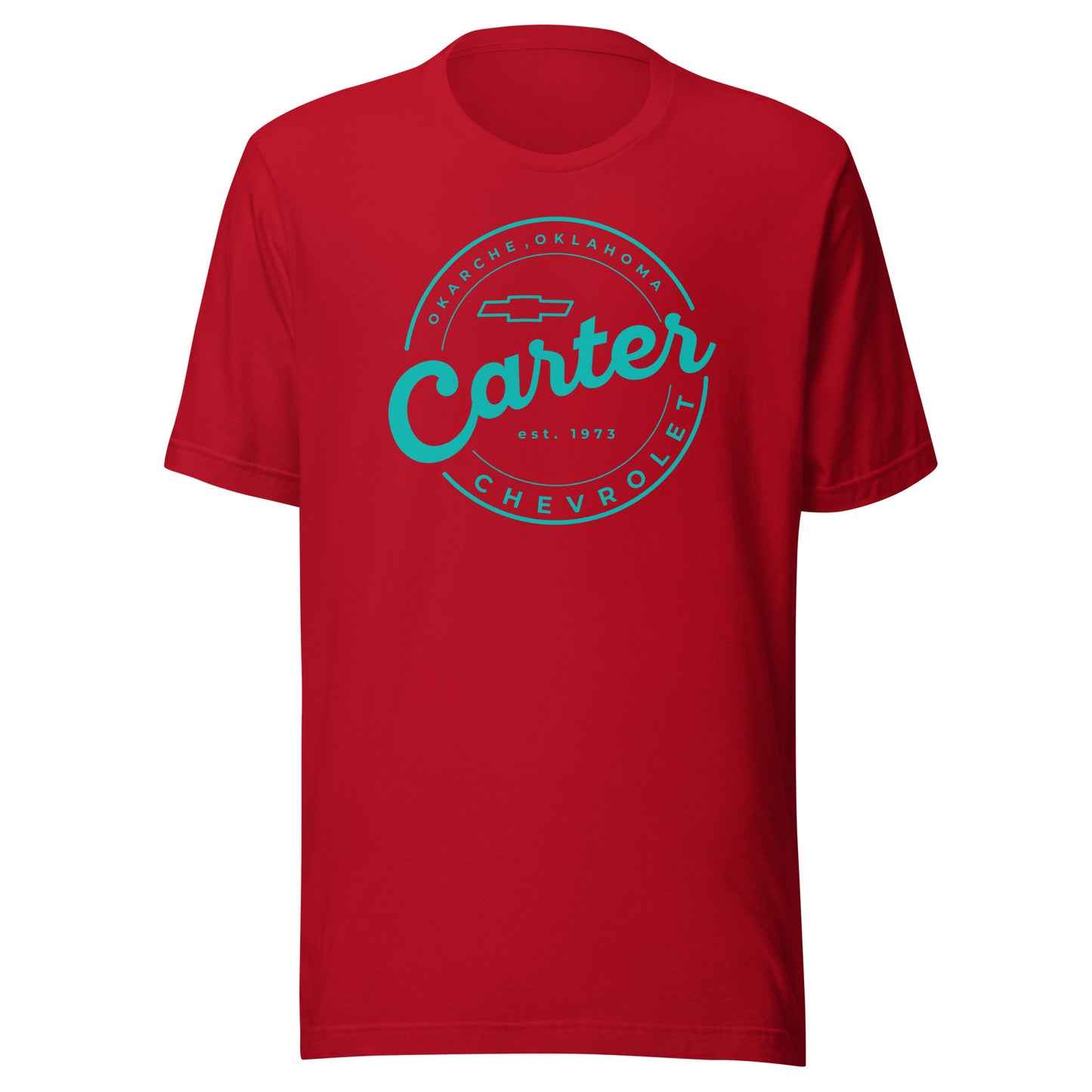 Teal Blue Round Carter Logo
