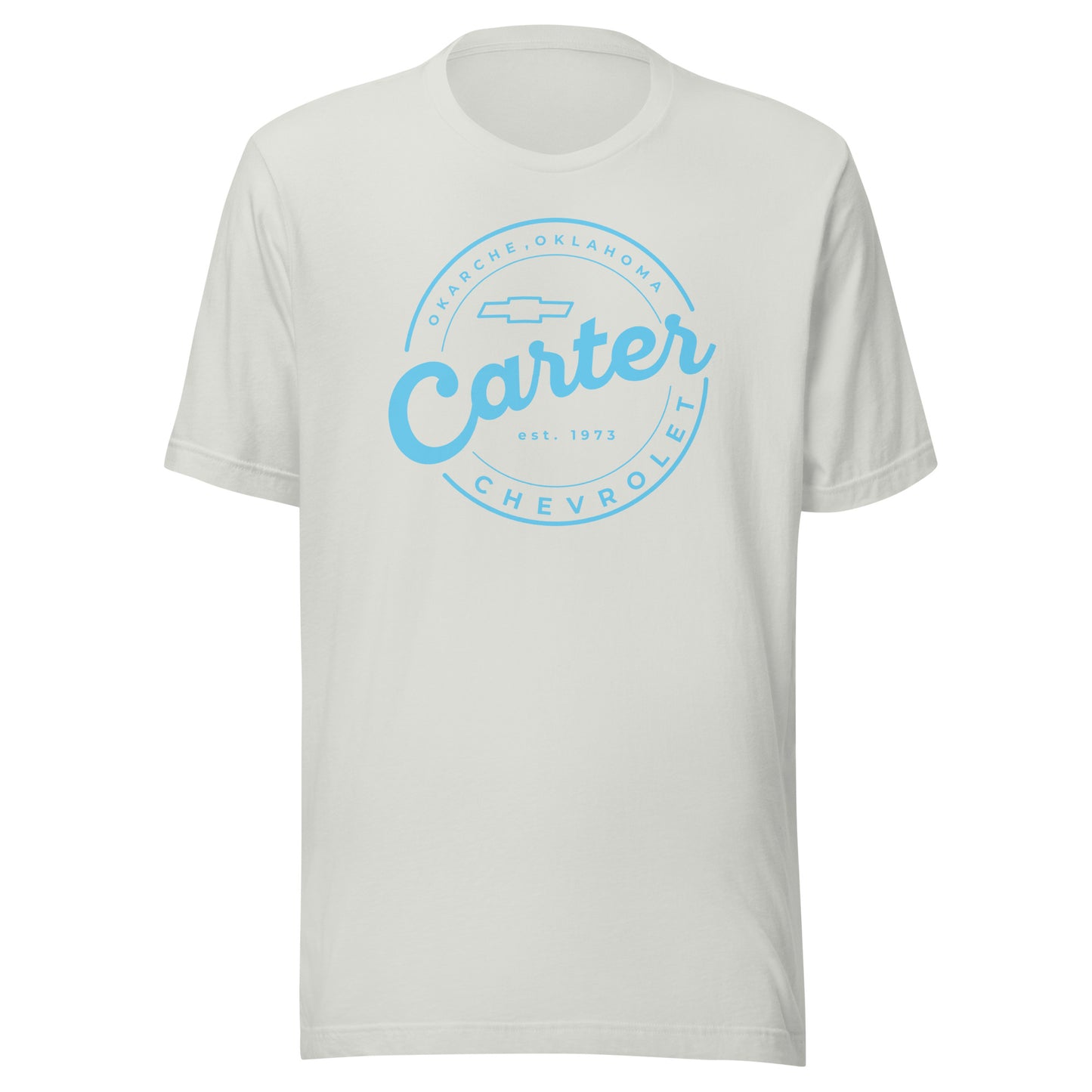 Baby Blue Round Carter Logo