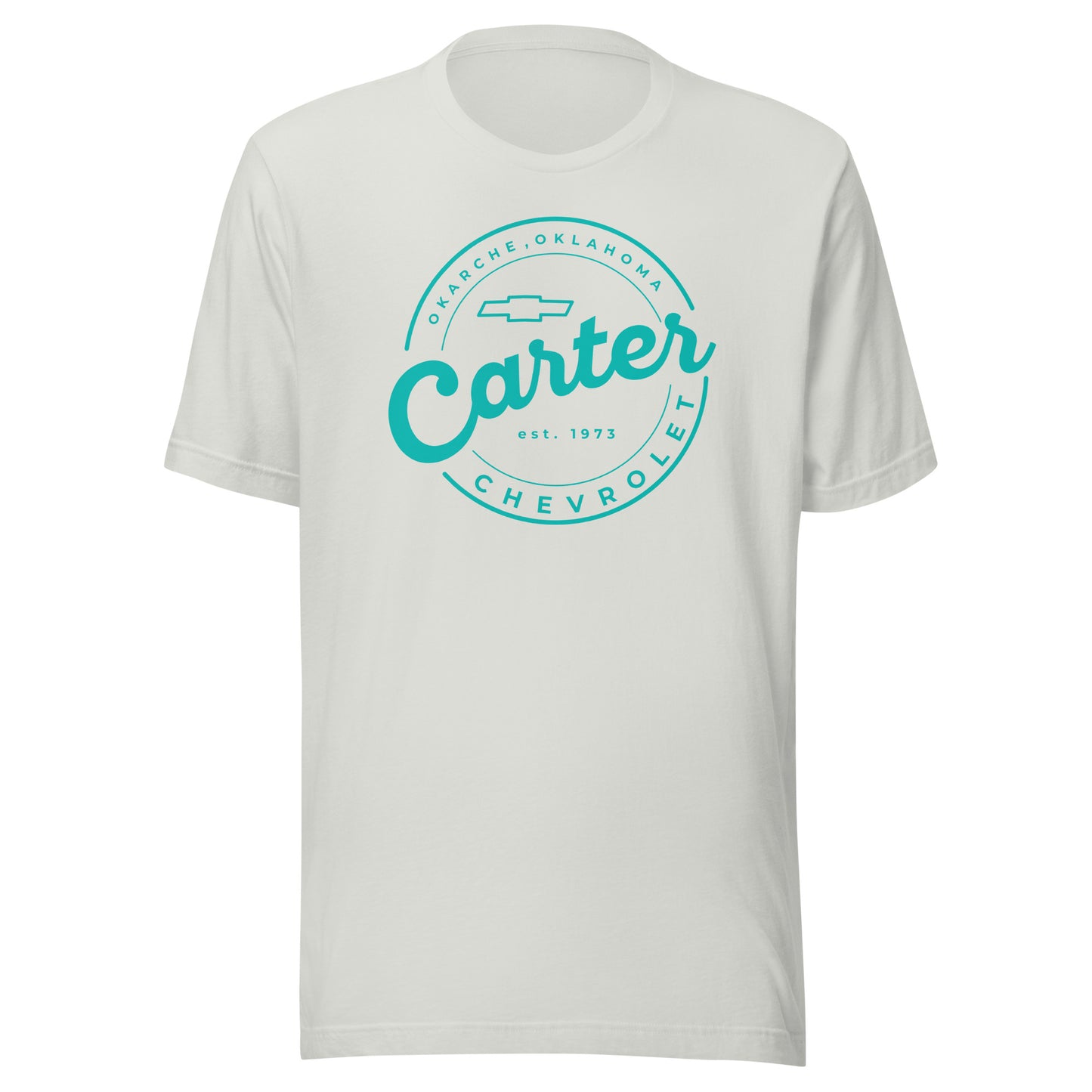 Teal Blue Round Carter Logo