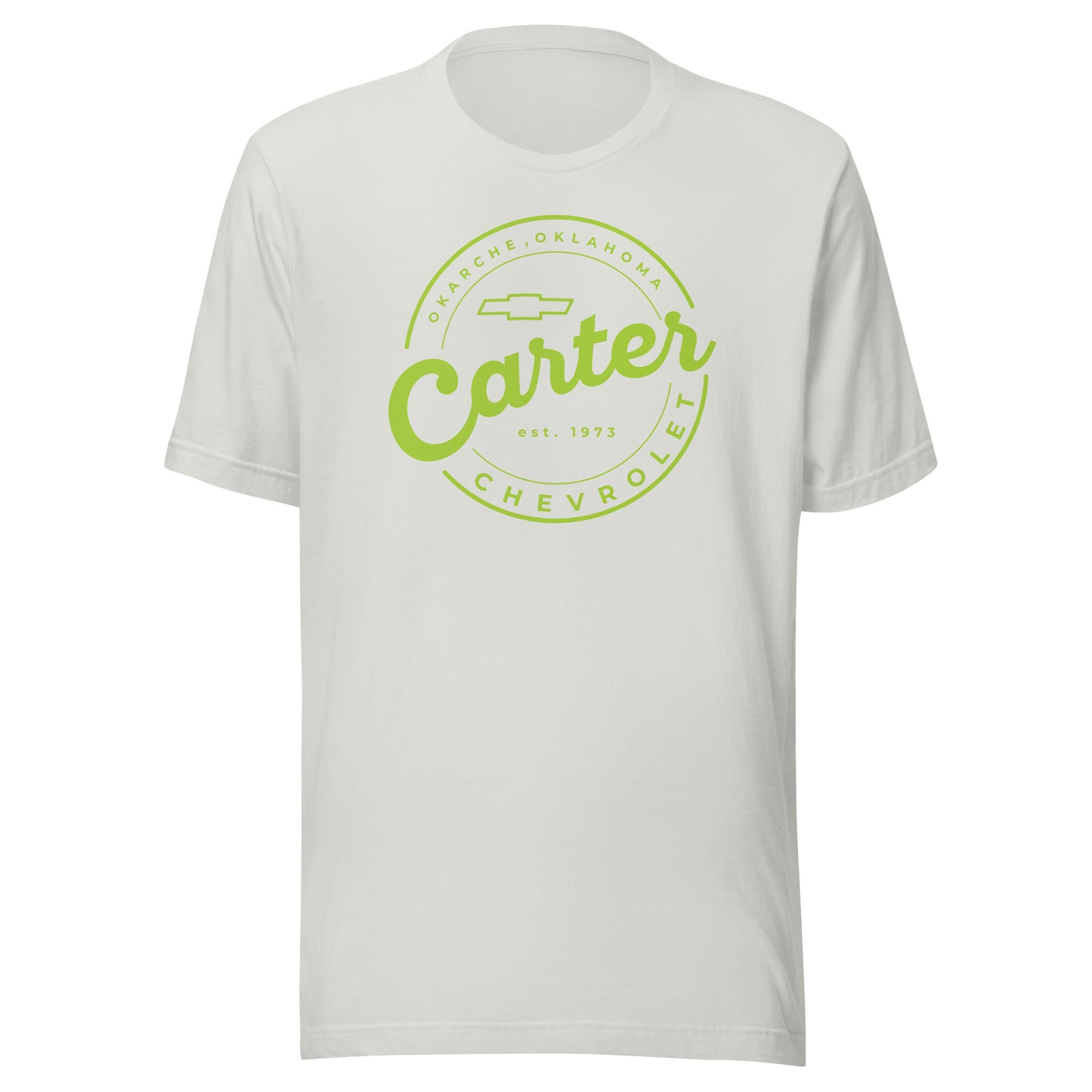 Yellow/Green Round Carter Logo