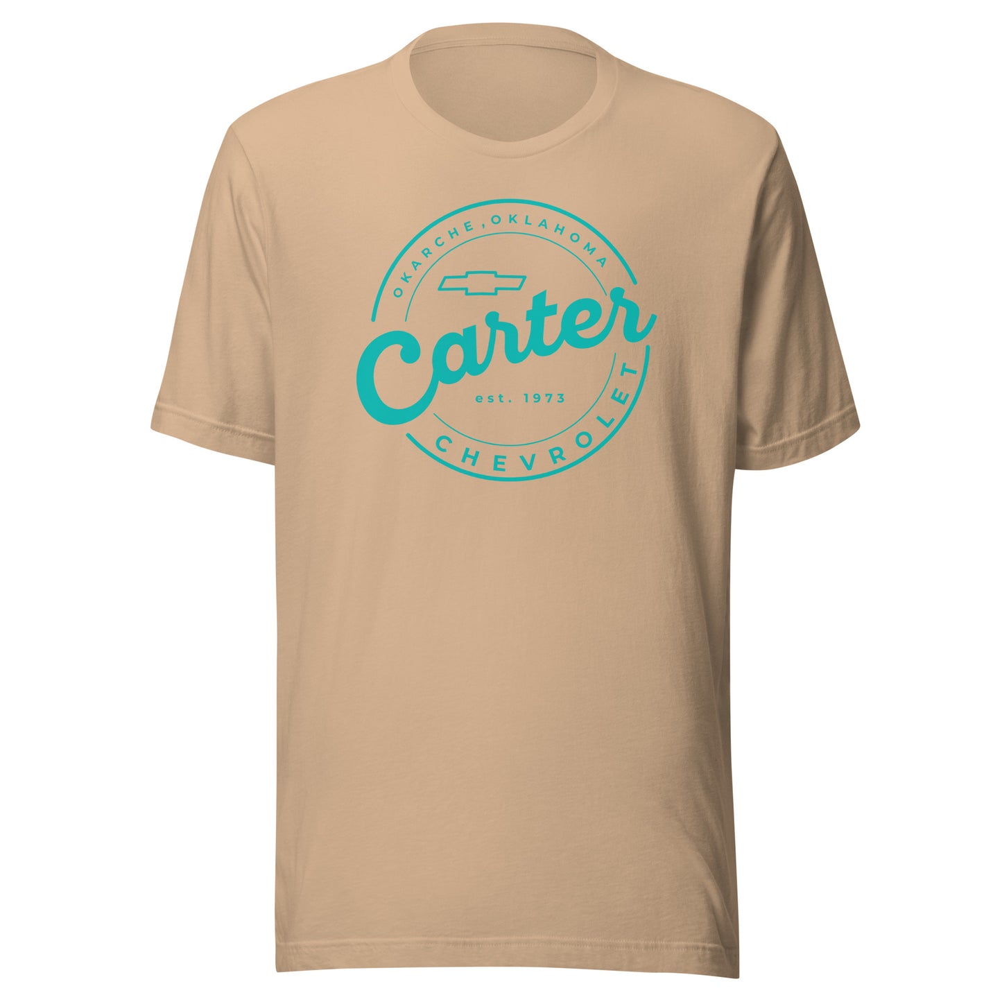 Teal Blue Round Carter Logo