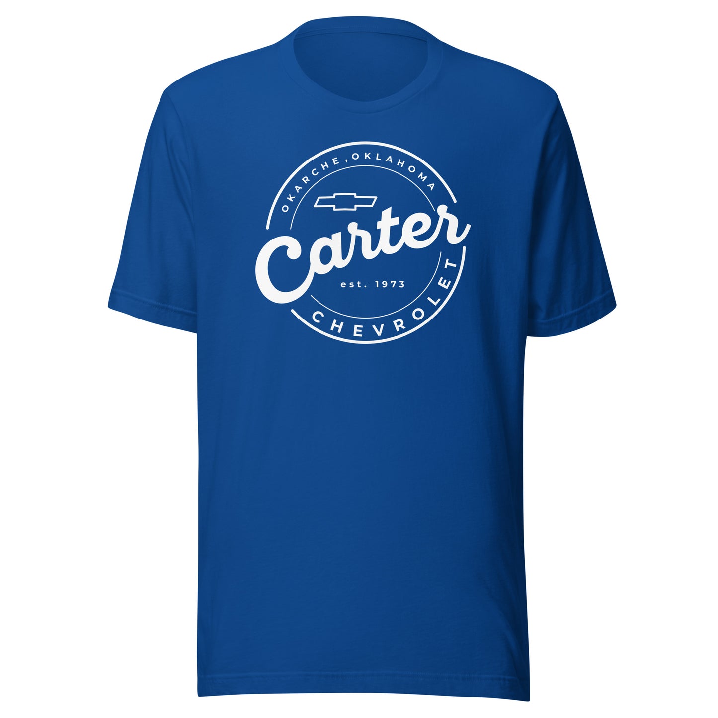 White Round Carter Logo (As Seen on Street Outlaws!)