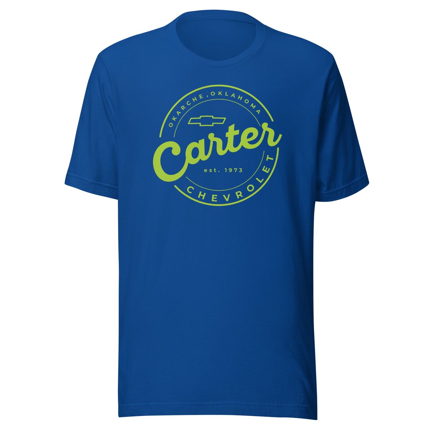 Yellow/Green Round Carter Logo