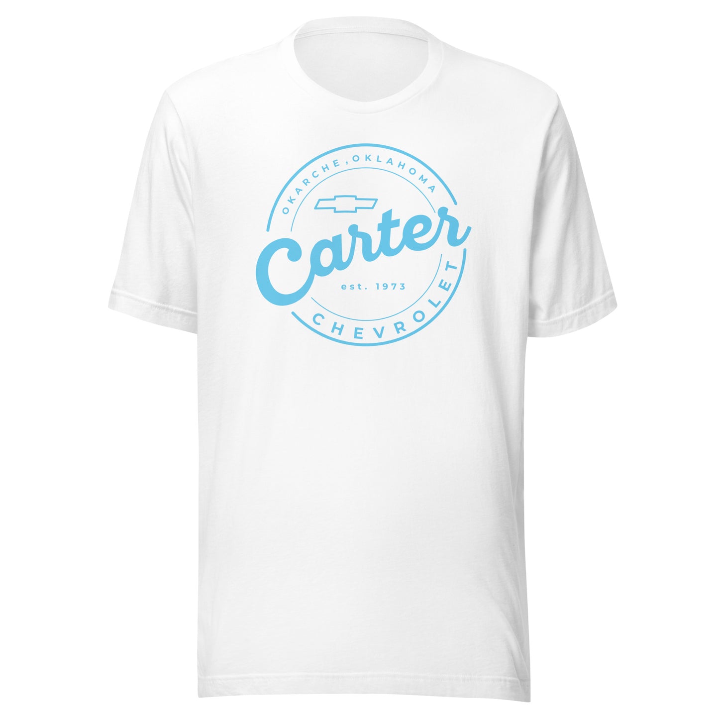Baby Blue Round Carter Logo