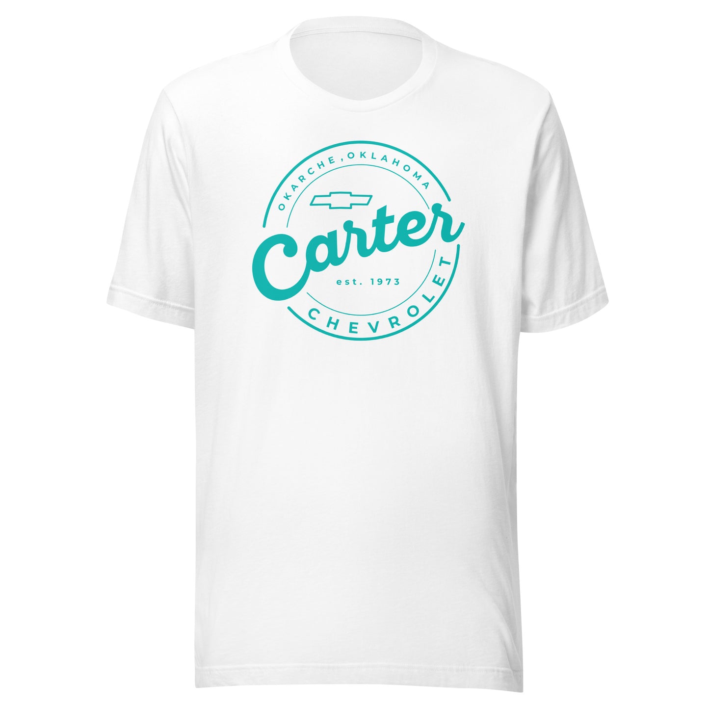 Teal Blue Round Carter Logo