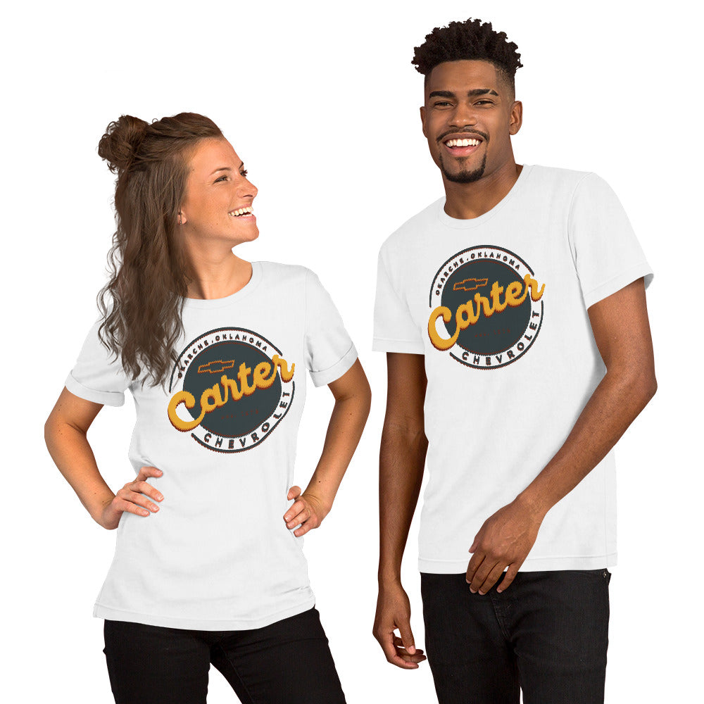 Grunge Double Vision Round Carter Logo